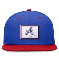 Men's Nike Royal/Red Atlanta Braves City Connect True Fitted Hat