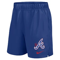 Short Nike Royal Atlanta Braves 2024 City Connect tissé Victory Performance pour homme