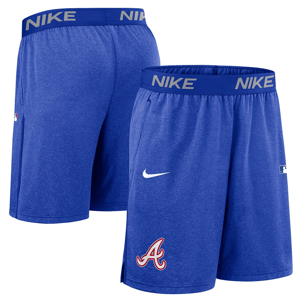 Short Nike Royal Atlanta Braves Authentic Collection City Connect Performance Knit pour homme