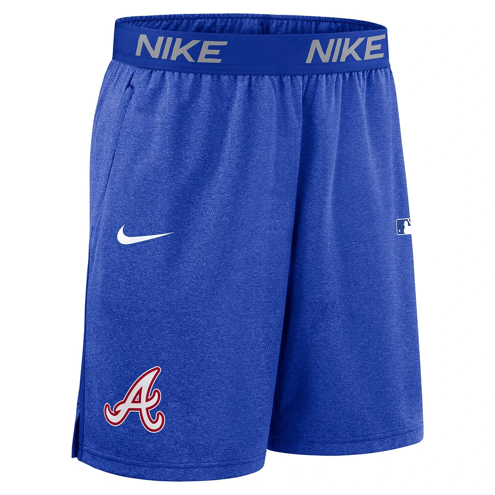 Short Nike Royal Atlanta Braves Authentic Collection City Connect Performance Knit pour homme