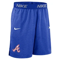 Short Nike Royal Atlanta Braves Authentic Collection City Connect Performance Knit pour homme