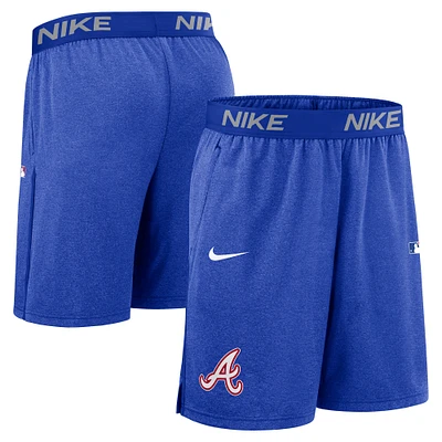 Short Nike Royal Atlanta Braves Authentic Collection City Connect Performance Knit pour homme