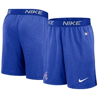 Short d'entraînement de performance Nike Royal Atlanta Braves City Connect Authentic Collection pour homme