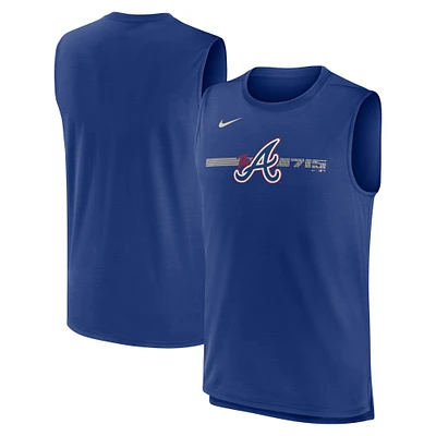 Men's Nike Royal Atlanta Braves City Connect Muscle Tank Top