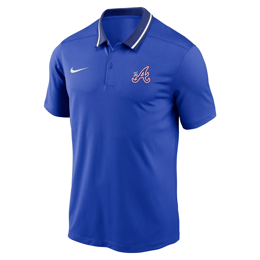 Polo en tricot Nike Royal Atlanta Braves City Connect Performance pour homme