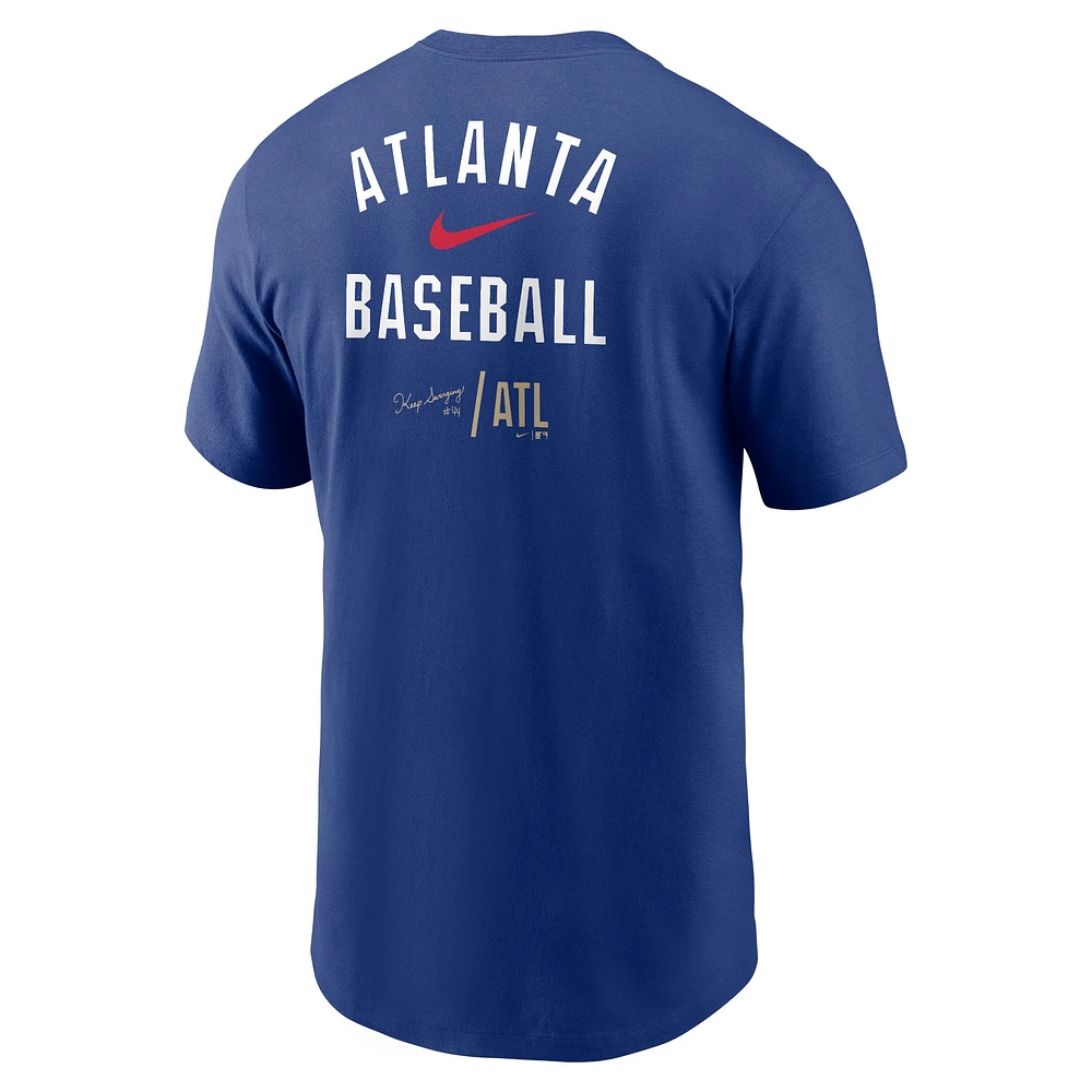 Men's Nike Royal Atlanta Braves City Connect T-Shirt