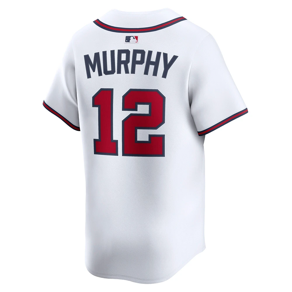 Men's Nike Sean Murphy White Atlanta Braves Home Limited Player Jersey