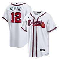 Maillot de joueur réplique Nike Sean Murphy blanc des Atlanta Braves pour homme