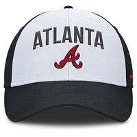 Men's Nike White/Navy Atlanta Braves Club Performance Adjustable Hat