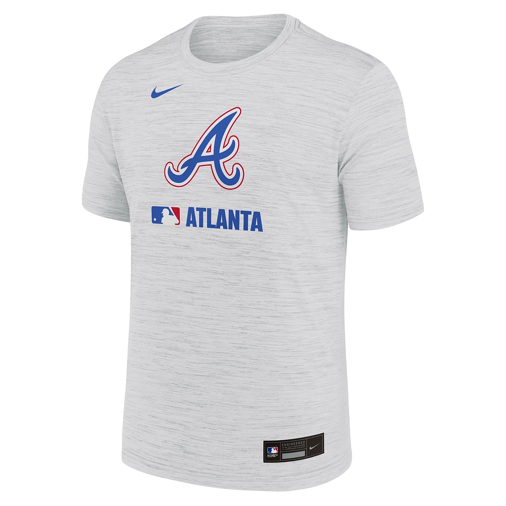 Men's Nike  White Atlanta Braves 2025 City Connect Authentic Collection Velocity Performance T-Shirt