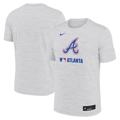 Men's Nike  White Atlanta Braves 2025 City Connect Authentic Collection Velocity Performance T-Shirt