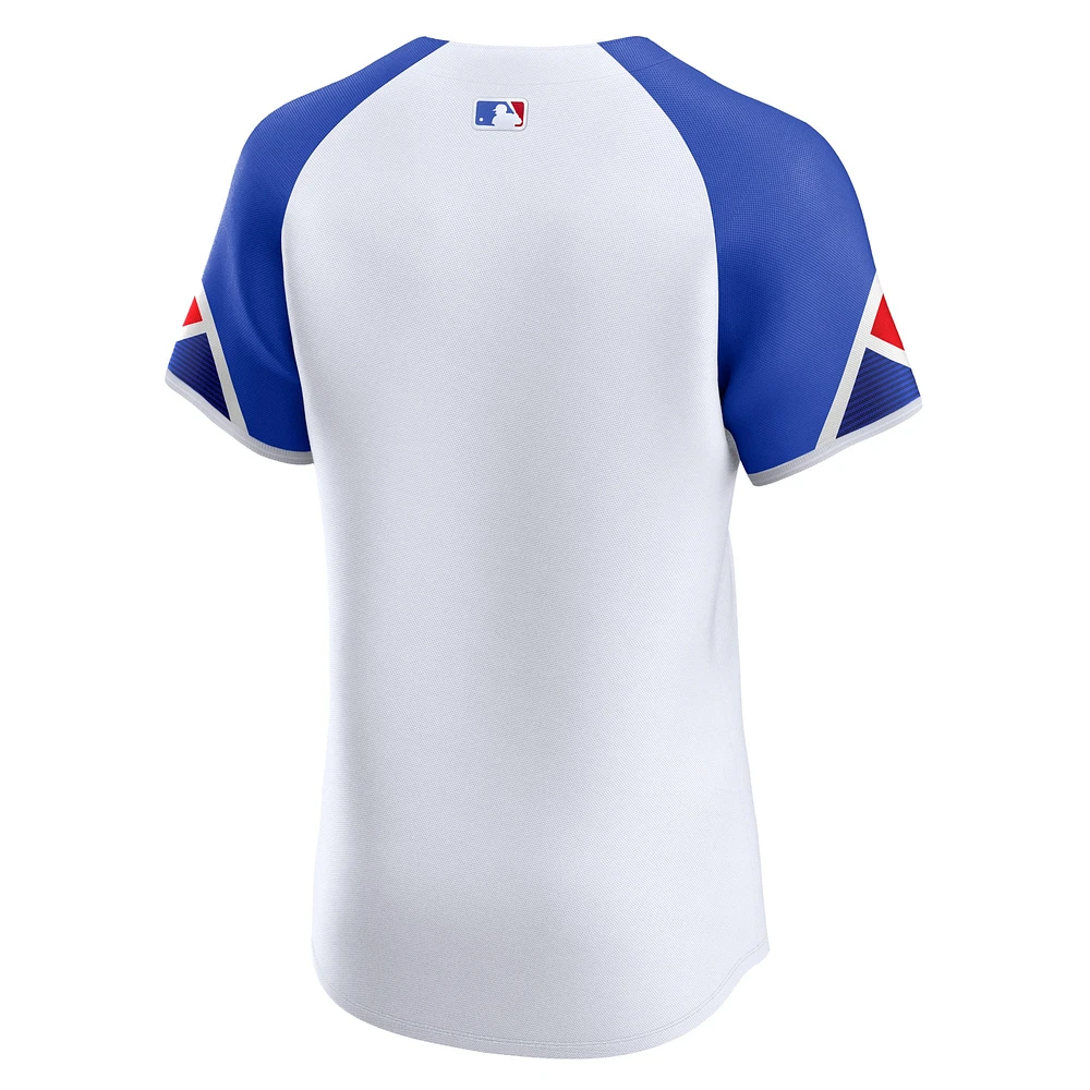 Maillot Nike Atlanta Braves City Connect Elite pour homme, blanc