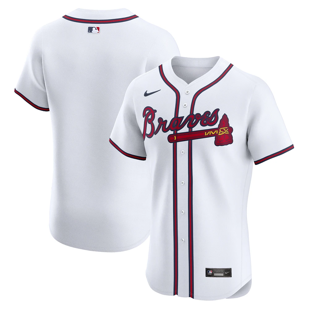 Men's Nike White Atlanta Braves Home Elite Jersey