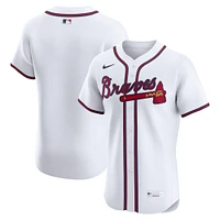 Men's Nike White Atlanta Braves Home Elite Jersey