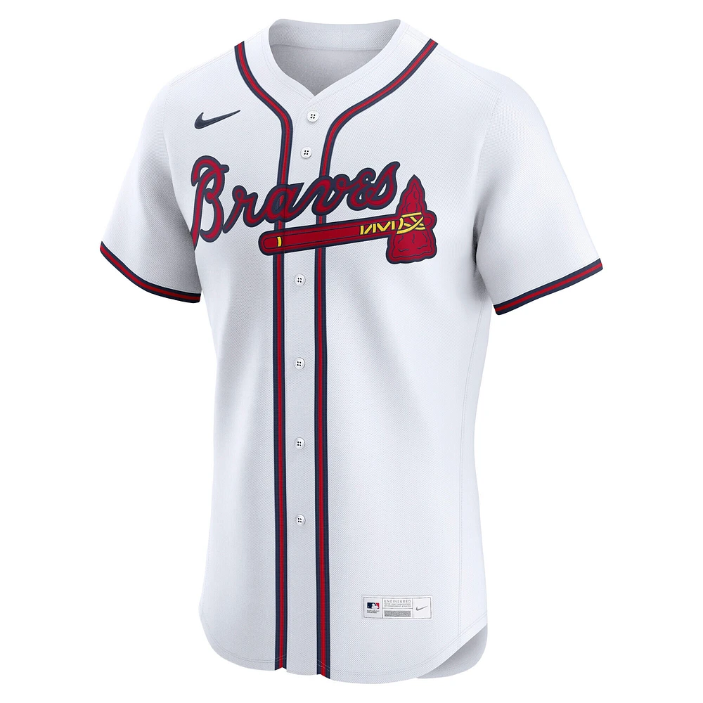 Men's Nike White Atlanta Braves Home Elite Jersey