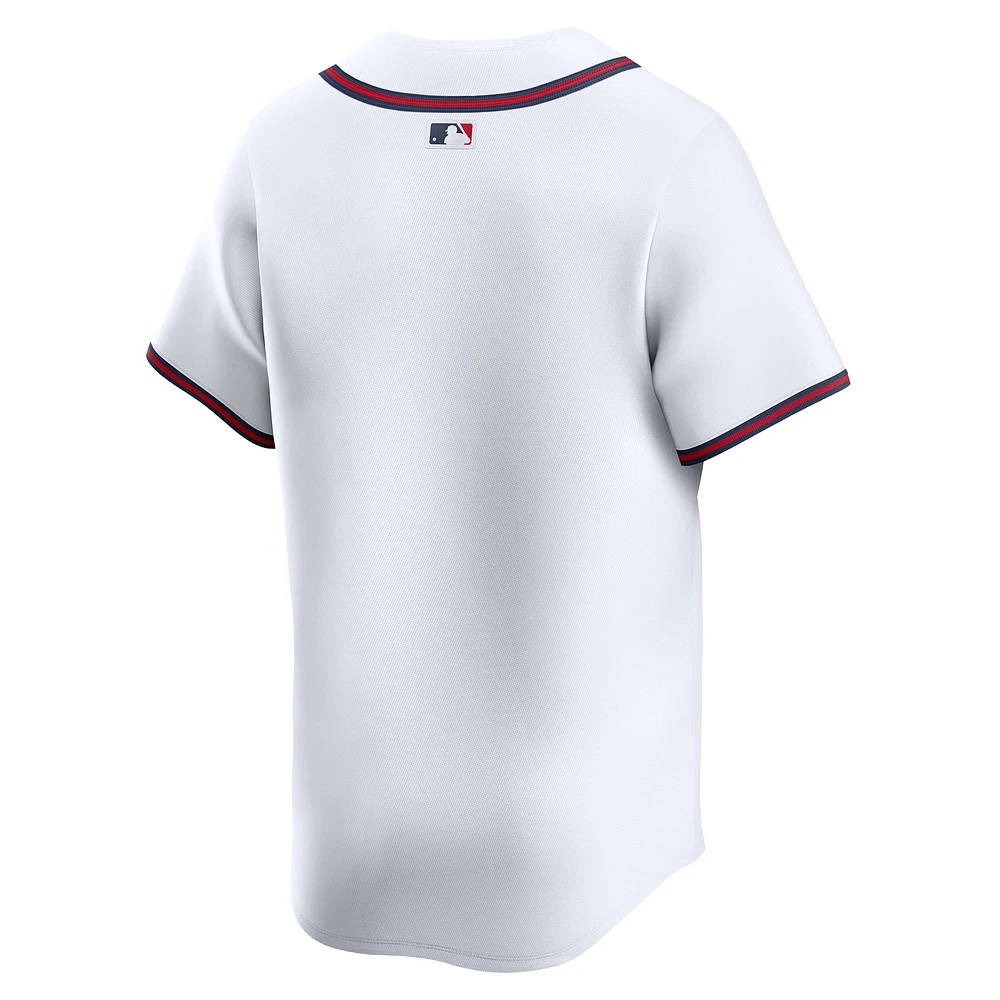 Maillot Nike Atlanta Braves Domicile limité pour homme, blanc,