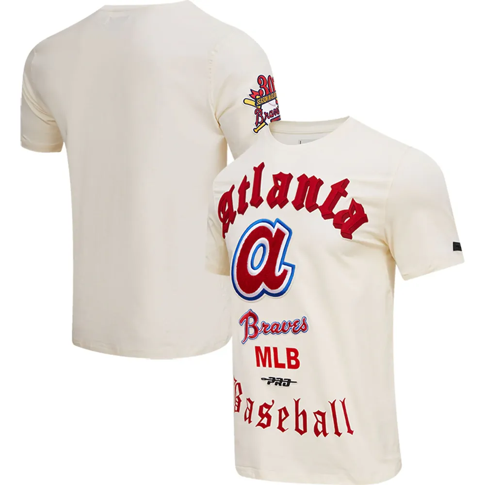 Men's Atlanta Braves Pro Standard White Team Logo T-Shirt