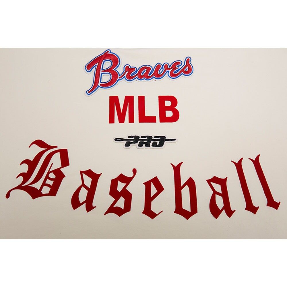 Atlanta Braves Pro Standard Cooperstown Collection Old English T-Shirt -  Cream