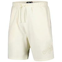 Men's Pro Standard Cream Atlanta Braves Neutral Fleece Shorts