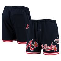 Men's Pro Standard Navy Atlanta Braves 2021 World Series Mesh Shorts