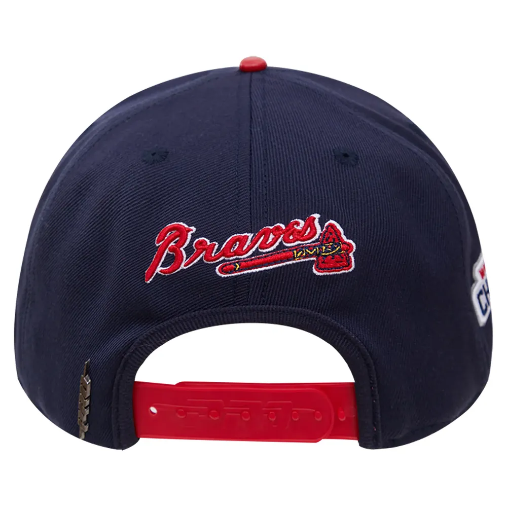 Pro Standard Unisex Atlanta Braves Snapback Hat in Navy