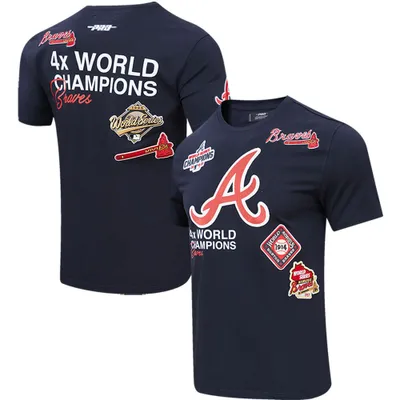 Atlanta Braves Pro Standard Championship T-Shirt - Navy