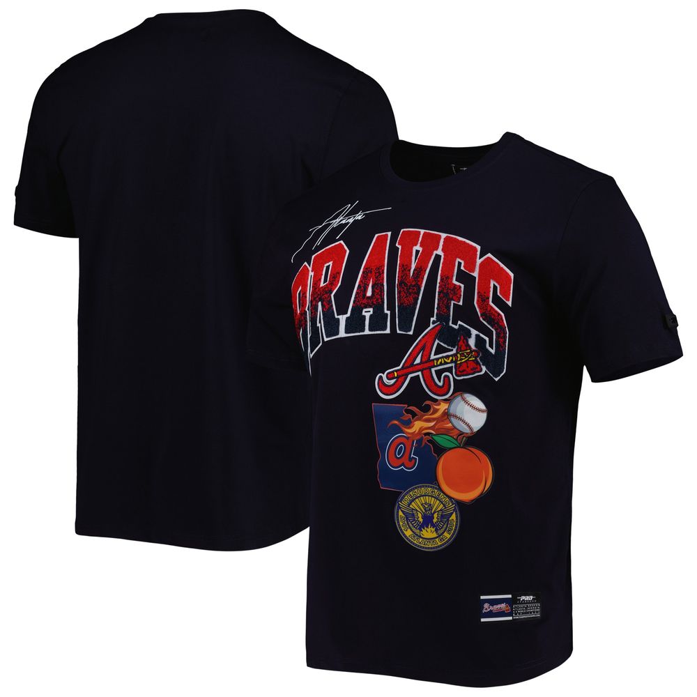 Men's Pro Standard Navy Atlanta Braves Hometown T-Shirt