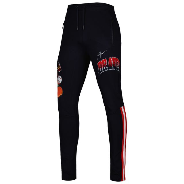 Pantalon de survêtement pour homme Pro Standard bleu marine Atlanta Braves Hometown