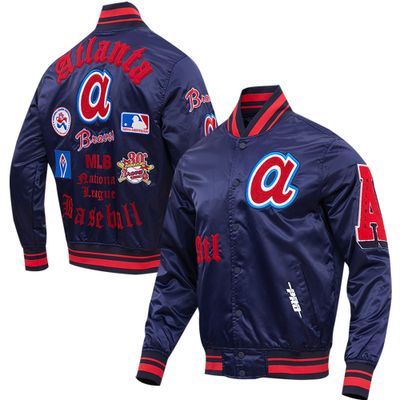 Pro Standard MLB Atlanta Braves Mash Up Logo Varsity Men's Jacket