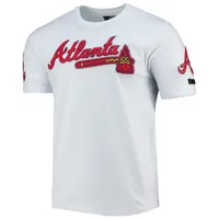 Men's Atlanta Braves Pro Standard White Team Logo T-Shirt