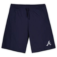 Men's Profile Atlanta Braves Big & Tall T-Shirt Shorts Combo Set