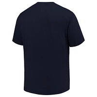 T-shirt pour hommes, bleu marine, Atlanta Braves, Big & Tall, Heart Soul