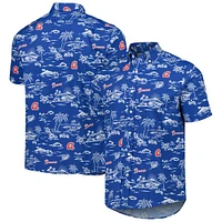 Chemise boutonnée Kekai Atlanta Braves Reyn Spooner pour homme, bleu