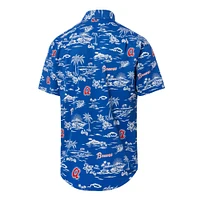 Men's Reyn Spooner Royal Atlanta Braves Cooperstown Collection Kekai Button-Down Shirt