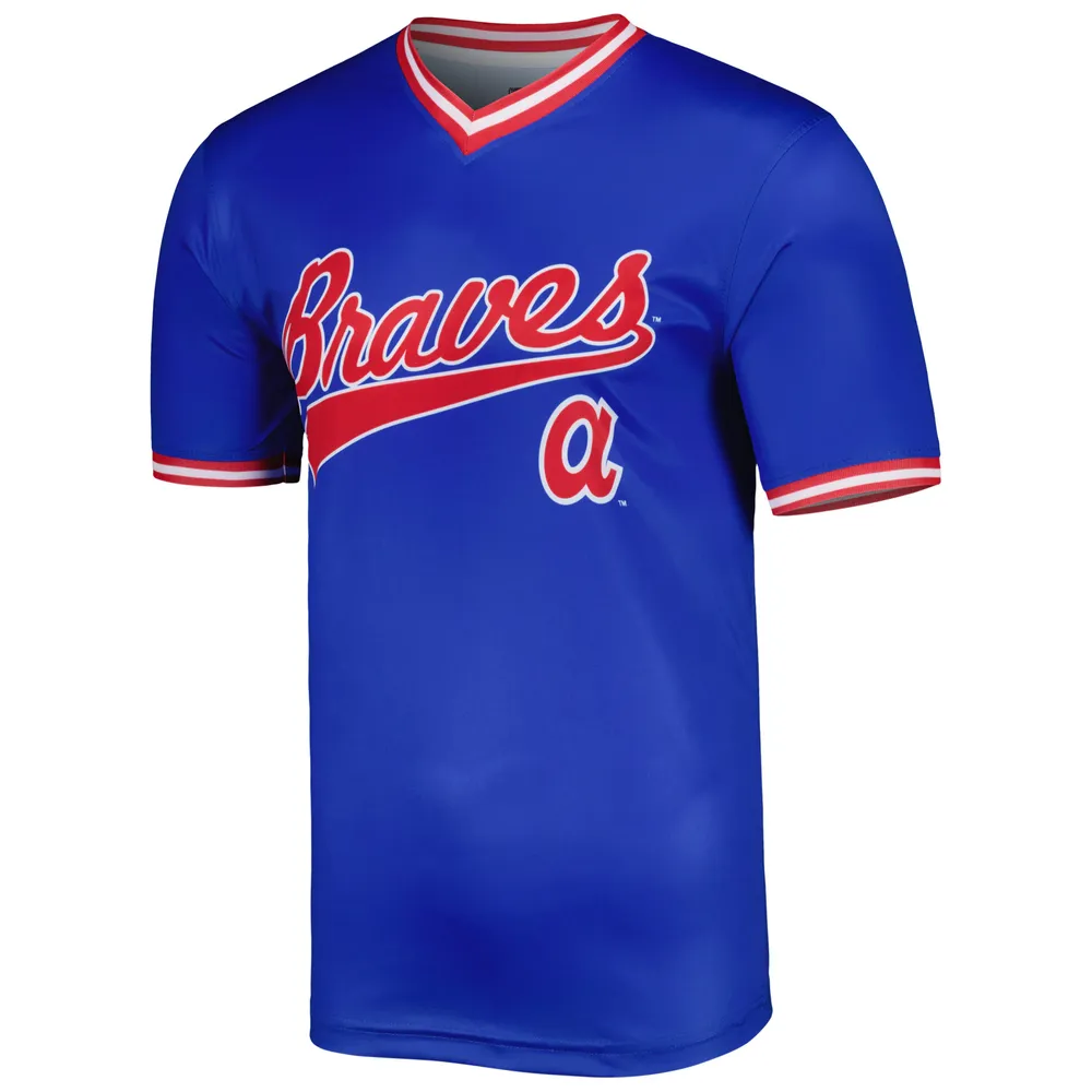 Maillot d'équipe de la collection Cooperstown des Braves d'Atlanta Royal pour hommes