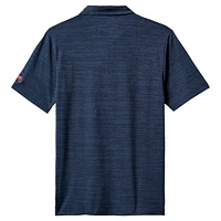 Men's TravisMathew Navy Atlanta Braves The Heater Polo