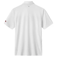 Men's TravisMathew White Atlanta Braves Top Recruit Tri-Blend Polo