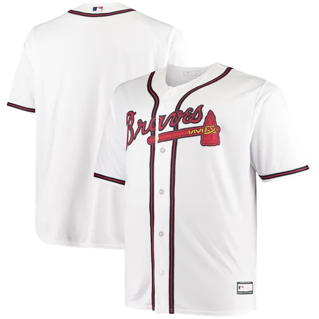 Women's Red Atlanta Braves Plus Size Alternate Replica Team Jersey