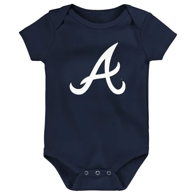 Atlanta Braves Newborn & Infant Dream Team Bodysuit, Hat & Footed