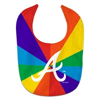 Newborn & Infant WinCraft Atlanta Braves Rainbow Baby Bib