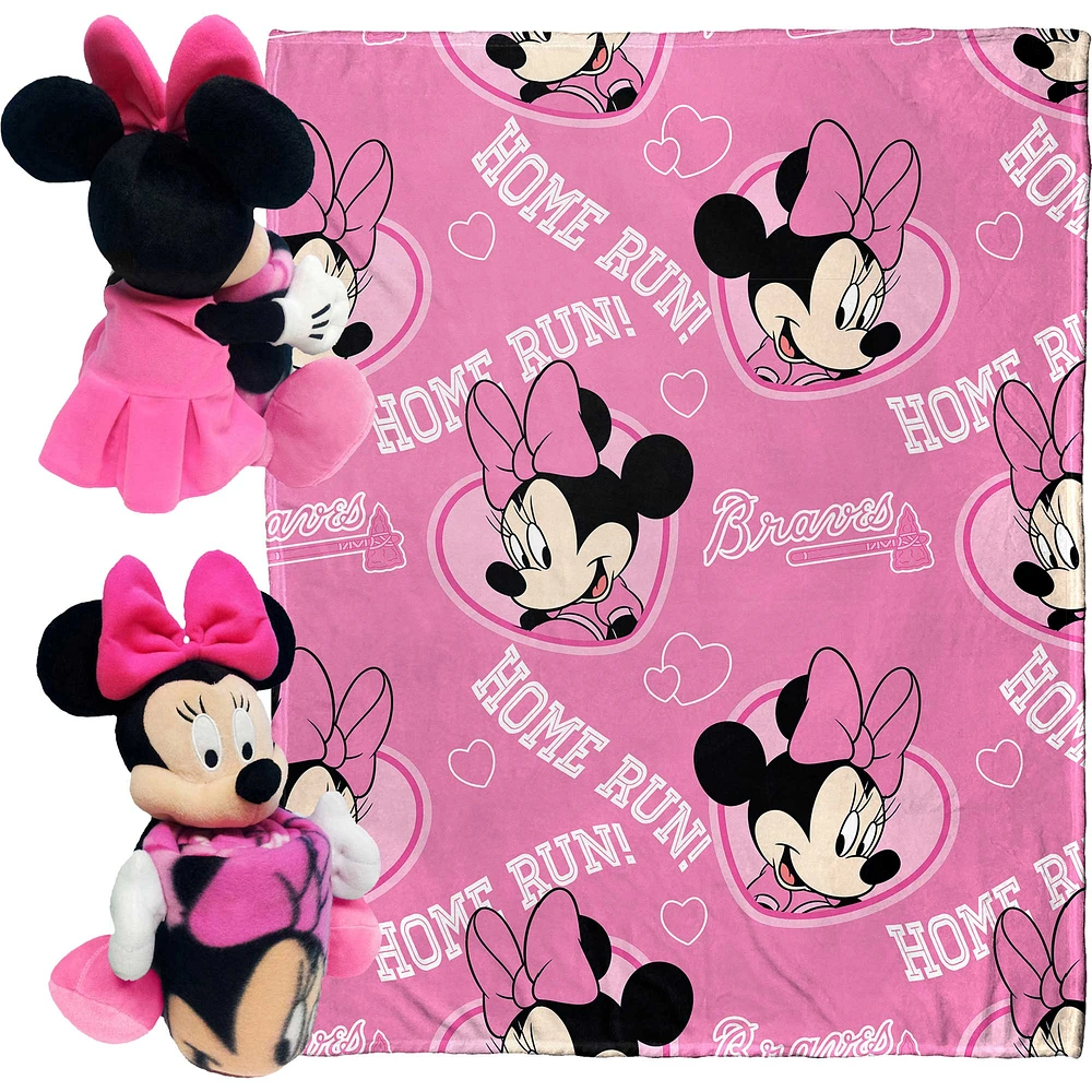 Northwest x Disney Atlanta Braves Minnie Hugger Pillow & Silk Touch Throw Set