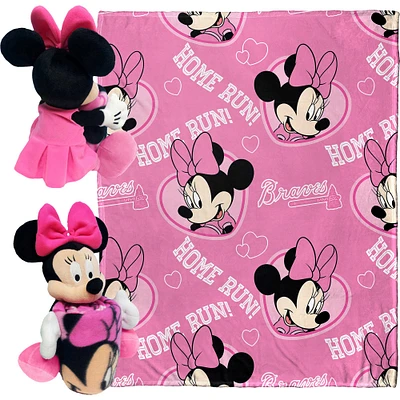 Northwest x Disney Atlanta Braves Minnie Hugger Pillow & Silk Touch Throw Set