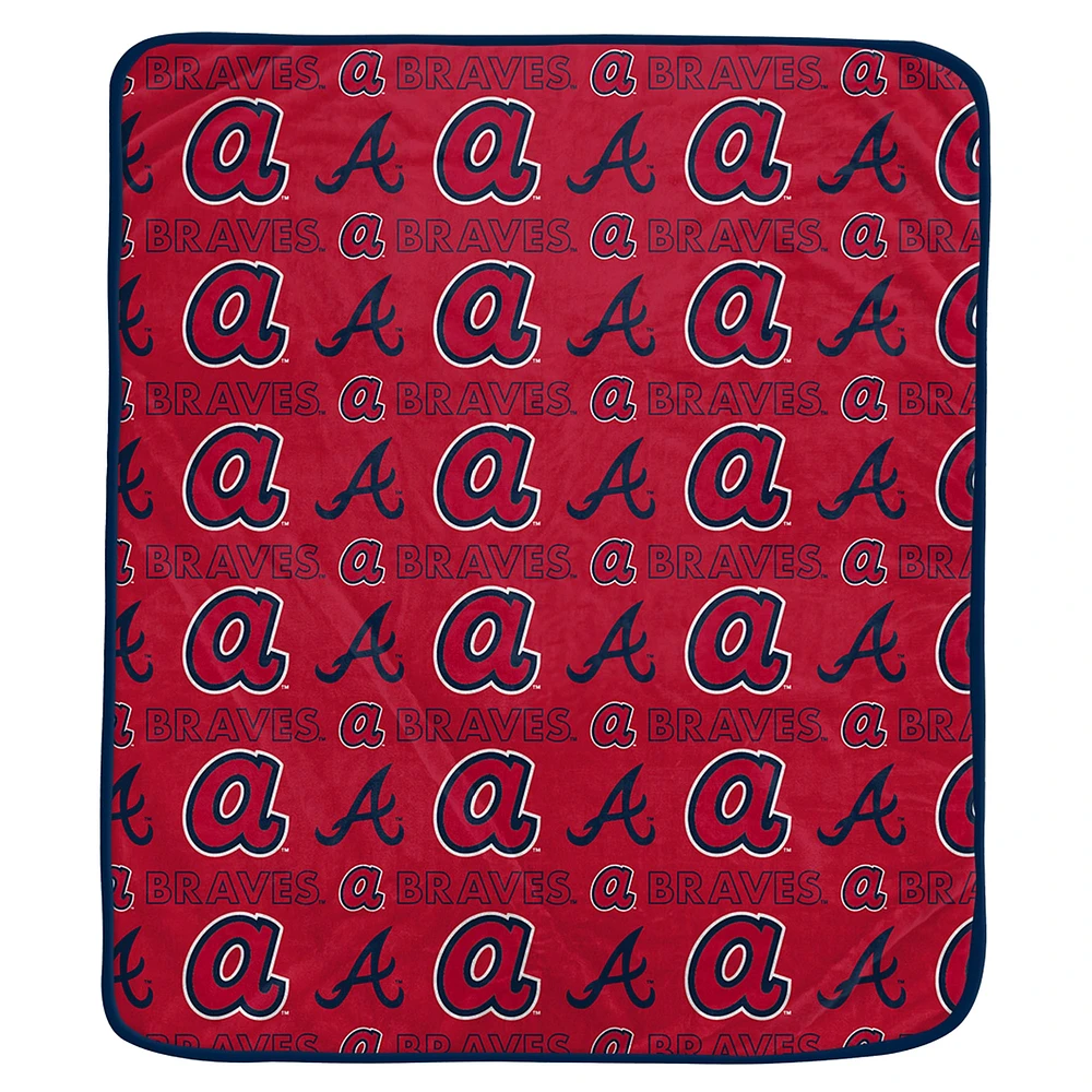 Ensemble de couvertures Pegasus Atlanta Braves 60" x 70" Home & Away deux pièces