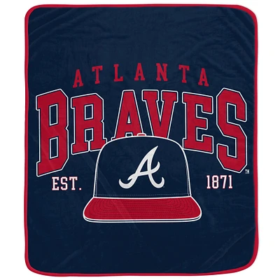 Pegasus  Atlanta Braves Vintage Arch Ultra Soft 50" x 60" Blanket