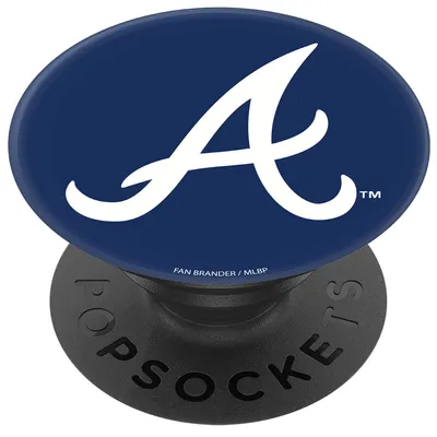 Atlanta Braves PopSockets Stripes Design PopGrip - Black