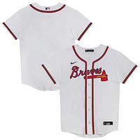 Preschool White Atlanta Braves Home Blank Replica Jersey