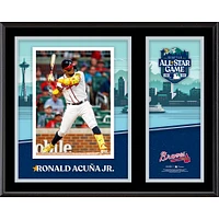 Plaque sublimée Ronald Acuña Jr. Atlanta Braves 12" x 15" 2023 MLB All-Star Game