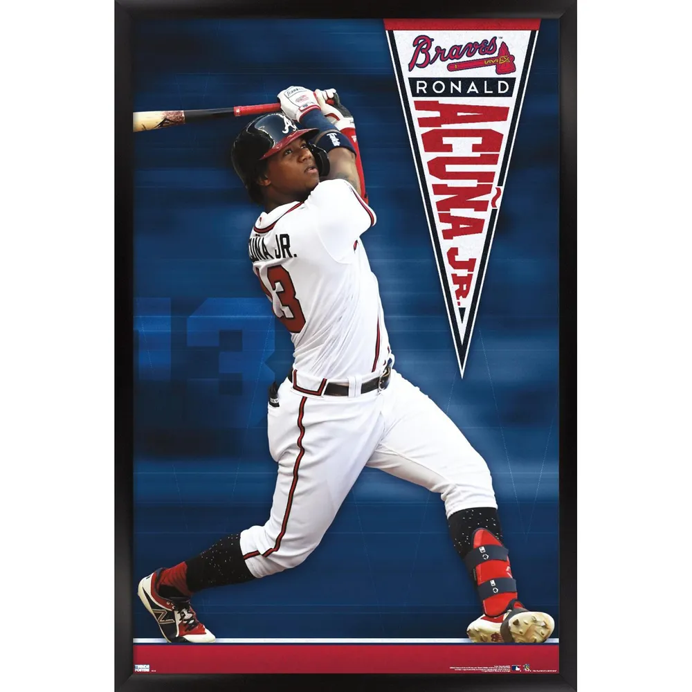 Men's Fanatics Branded Ronald Acuna Jr. Navy Atlanta Braves