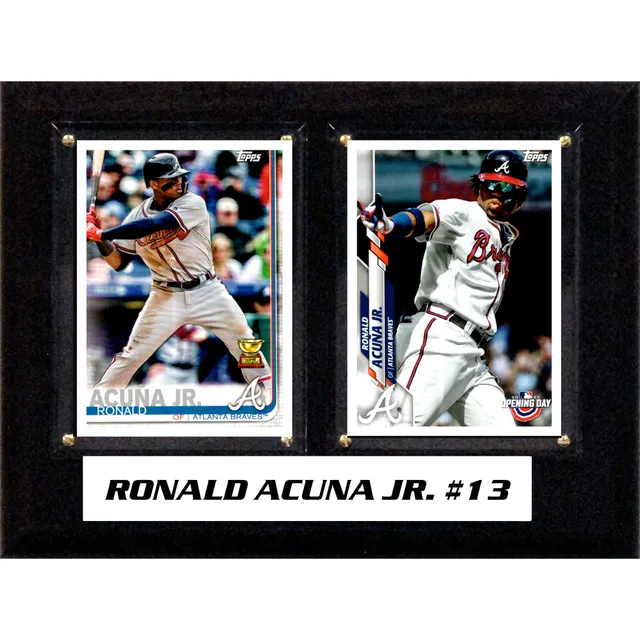 Ronald Acuna Jr Full Name Autographed Atlanta Braves Navy Nike