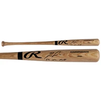Ronald Acuña Jr., batteur professionnel blonde autographié par les Braves d'Atlanta, avec l'inscription « 23 NL MVP »